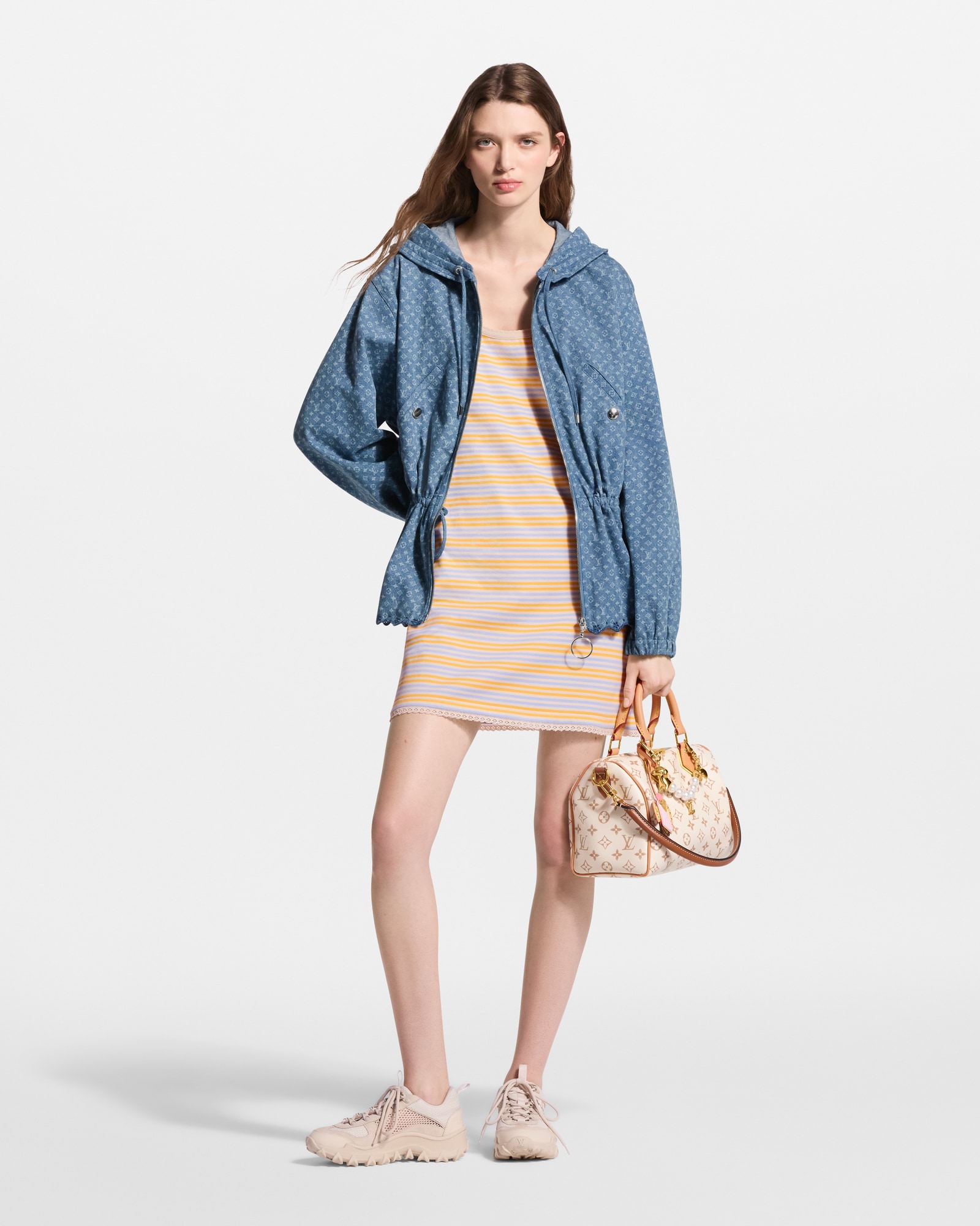 Hooded Monogram Denim Jacket - Women - Ready-to-Wear | LOUIS VUITTON ®
